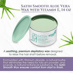 Satin Smooth Aloe Vera Hair Removal Wax 14oz.