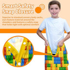 Sensory Sock Large,9-12 Years,Building Blocks Full Body Sock Wrap for Autistic Children to Relieve Stress,Relaxing Sensory Compression Body Sack for Kids Sensory Processing Disorder