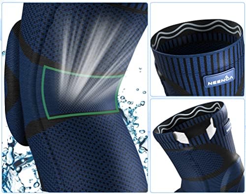NEENCA Knee Braces for Knee Pain Relief, Compression Knee Support Sleeve for Meniscus Tear, ACL, Arthritis, Joint Pain, Injury Recovery, Circulation, Sports. Women Cycling Leg Warmers, Keep Leg Warm