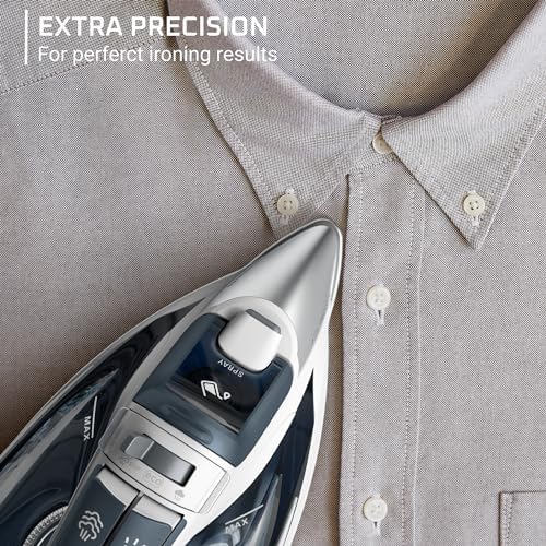 Rowenta Focus Excel Steam Iron for Clothes, Anti-Drip Protection, Iron Steamer for Clothes, 1725 Watts, DW5280, Grey