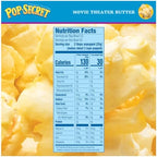 Pop Secret Microwave Popcorn, Movie Theater Butter, Flavor, 3.2 Oz Sharing Bags, 12 Ct