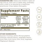 Solgar Vitamin D3 (Cholecalciferol) 25 mcg (1000 IU), Natural Strawberry Banana Swirl - 100 Chewable Tablets - Non-GMO, Kosher - 100 Servings