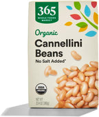 365 by Whole Foods Market, Organic Unsalted Cannellini Beans, 13.4 Ounce