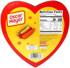 Oscar Mayer Hot Dog Heart Box with Gummy Candy