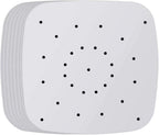 200pcs 8.5inch Square Perforated Parchment Paper Sheets, Premium Nonstick Bamboo Steamer Liner for Air Fryers, Steaming Basket, Oven, Baking, Cooking
