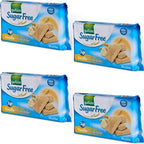 4 x 180g Vanilla Flavour Wafer Cookies Biscuits Sugar Free