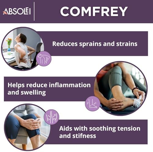 Comfrey Ointment, Natural Ointment for Joints, Stiffness and Swelling, 1.35 fl oz