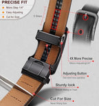 KEMISANT Men Belt Ratchet Click Belt Genuine Leather Adjustable For Men Golf Dress Casual Jeans 1 3/8-Cut For Fit