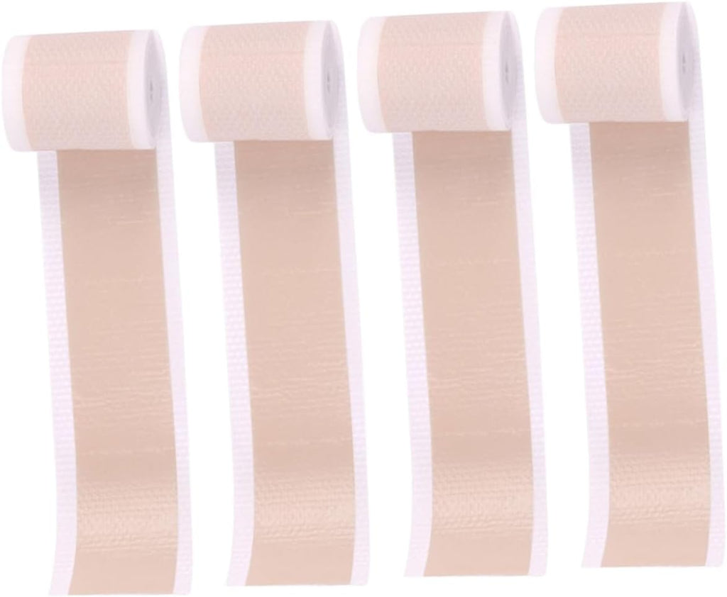 FRCOLOR Breathable Skin Color Silicone Scar Tape Roll 4cm X 150cm Waterproof Self-Adhesive Scar Patch and Tattoo Concealment Wear-Resistant for Sensitive Skin