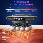 16 Head Mini Massage Gun, 3 Modes and 30 Intensities, Upgraded Deep Tissue Massage Gun for Back, Shoulders, Legs, Body Muscle Pain Relief, Valentine's Day Gifts