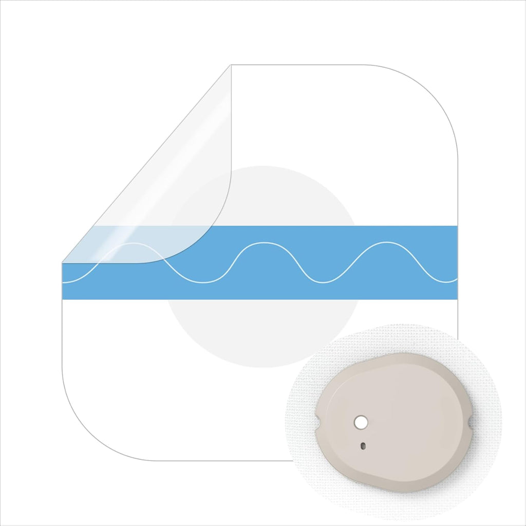 Waterproof Sticker for Dexcom g7 Over Patches Waterproof Full Coverage 50 Pack Breathable & Transparent G7 Overpatch Tape Long Lasting to 10 Days