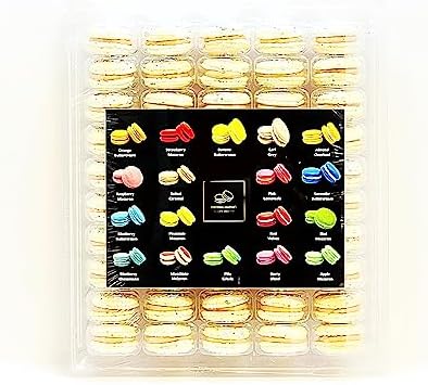 50 Pack Gourmet Caramel French Macaron | A great addition for your bakery establishment or your next party