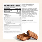 Myprotein Crispy Protein Wafers | 15g Protein | Box of 10 | Chocolate | High Protein Snack Bar | Milk & Whey Isolate | Low Sugar