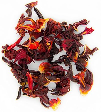 Sorrel Hibiscus Flowers (2 x 3Oz.) Herbal Tea Whole Petal 6 Oz - 100% Natural Dried Raw - Non GMO - Vegan - USFDA Inspected - Makes Refreshing Iced Tea Or Hot Tea