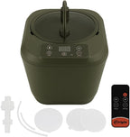 5L Sauna Steamer with Larger Volume and More Steam Output, Fcc Certified 5L & 2000W Steam Generator, Sauna Steamer Machine with Remote Control, Portable Sauna Steamer, Black