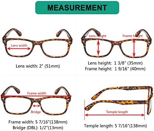 Eyekepper Classic Vintage Style Reading Glasses, Tortoise