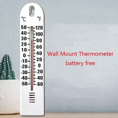 Upgraded Greenhouse Thermometer Accurate Room Thermometer for Home Garden Greenhouse Garage Office Wall Indoor Outdoor Digital Room