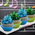 Music Notes Jazz Cookie Cupcake Cakes Semi-Sweet Edible Confetti Decorations Sprinkles Desert Jimmies Toppers 4oz