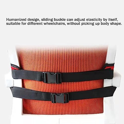 DKULMN Wheelchair Armchair Belt, Patient Cares Safety Harness, Adjustable seat Belts,Anti-Slip Breathable Medical Restraints Straps for wheelchairs