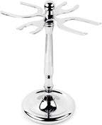 JTLB Classic 4 Prong and Brush Stand,Simple, Colorful and Tough,Shaving Brush Holder Stand Tool, Shaving Accessories for Man (15.3 * 7cm)