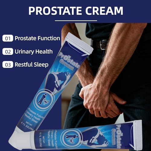 Prostate Relief Cream for Men - Promotes Normal Urinary Function & Reduces Urgency Symptoms, Enhances Overall Prostate Wellness（2pcs）