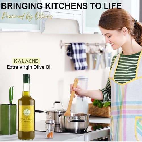 KALACHE Extra Virgin Olive Oil, 750ml Glass Bottle, Cold Pressed, Premium Quality