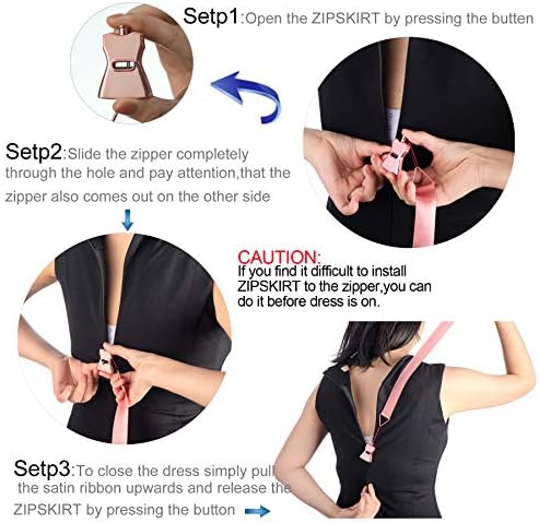 Zipper Puller for Dress & Boots - Unique Design Works on Multiple Zipper Types, Ensures Firm Grip