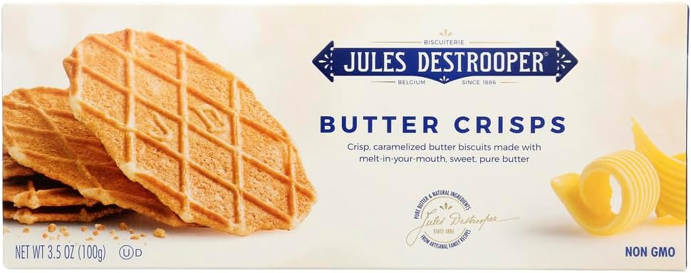 Jules Destrooper Butter Crisps (100g) - Pack of 2