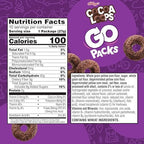 Kellogg's Cocoa Loops Go Packs Cereal, Kids Snacks, Lunch Snacks, Original, 9.5oz Box (10 Pouches)