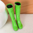 White Knee High Boots GoGo Boots