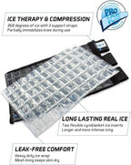 Pro Ice Ice Insert Set for PI 420 Pro Knee Cold Therapy Wrap - Reusable Ice Pack - Ice Packs for Injuries - Durable and Effective Ice Packs for Pain Relief and Recovery