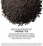 BLOSSOM RITUAL Newyork Breakfast – Strong & Smooth Black Tea with Caffeine – 20 Natural Based Pyramid Bags – Serve Upto 60 cups – Energizing Morning Tea Blend for Focus & Clarity – Resealable Zip Pouch| 2.65oz