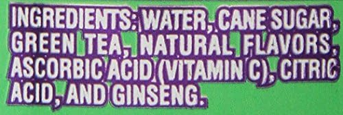 Hawaiian Sun Green Tea with Ginseng, 11.5-Ounce (Pack of 24)