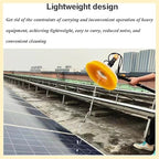Solar Panel Cleaning Brush, Outdoor Washing Device, Adjustable Length Cleaning Tool for Caravan Solar Panel Deck