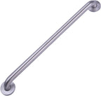 Amazon Basics Bathroom Handicap Safety Grab Bar, 42 Inch Length, 1.25 Inch Diameter, 500LBs Capacity, ADA Compliant, Stainless Steel