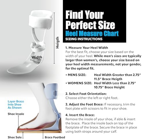 Swedish Deluxe AFO Drop Foot Stabilizer Brace