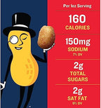 PLANTERS Salted Peanuts, Dry Roasted Peanuts, Party Snacks, Plant Based Protein, Snacks For Adults, 16oz (1 Jar)