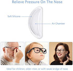 Frienda 12 Pairs Silicone Adhesive Eyeglass Nose Pads Anti-slip Nose Bridge Pads 3. 5 Mm/ 0. 4 Inch for Eyeglasses Sunglasses