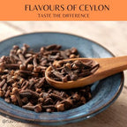 Flavours of Ceylon – Ceylon Whole Cloves – Hand Picked – 100 Grams (3.5 oz) Pure Ceylon Cloves – Made in Sri Lanka – 100% USDA Organic Certified – For Tea, Cooking