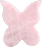 8 Piece Handmade Natural Rose Quartz Scraping Board Scraping Massage Tool Scraping Board GuaSha Facial Tool Set Facial Skin Care,Scraping Butterfly
