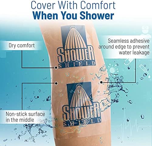 | 10x12 Inch PICC Line Shower Cover | Catheter Shower Cover