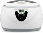 Ultrasonic Cleaning Machine, Digital Ultrasonic Parts Cleaner, Capacity 600ml, Adjustable Time of 8 Minutes/5 Time Periods, for Professional Tools,Metal Parts,Jewelry,Eyeglasses