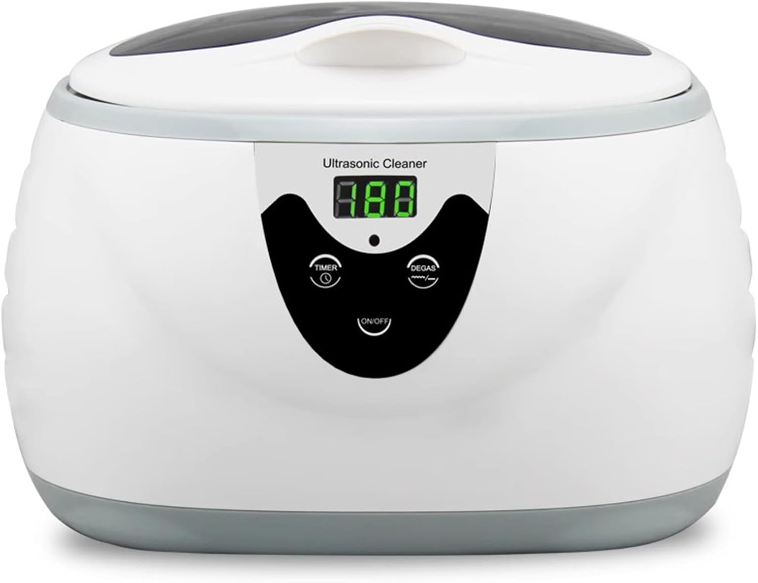 Ultrasonic Cleaning Machine, Digital Ultrasonic Parts Cleaner, Capacity 600ml, Adjustable Time of 8 Minutes/5 Time Periods, for Professional Tools,Metal Parts,Jewelry,Eyeglasses