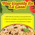 Loisa Rice & Red Beans, Premium Latin Rice & Beans, Non-GMO, No MSG, No Artificial Flavors, No Arfiticial Colors, Organic Spices, 7 oz, Pack of 6