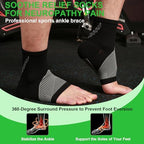 4Pairs Mixed Colors Compression Socks For Women & Men, Foot Neuropathy Socks, Nano Neuropathy Socks Dr - Sock Soothers For Neuropathy Sleep Socks, Comprex Ankle Brace Sleeves(Medium)