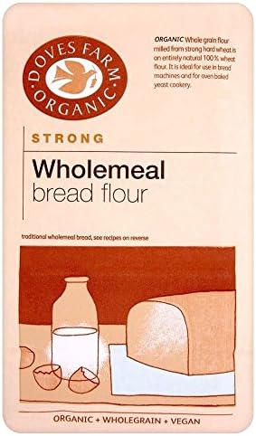 Doves Farm Organic Strong Wholemeal Bread Flour (1.5Kg) - Pack of 6