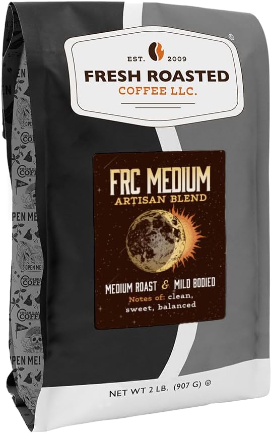 Fresh Roasted Coffee, FRC Medium Roast Blend, 2 lb (32 oz), Kosher, Whole Bean