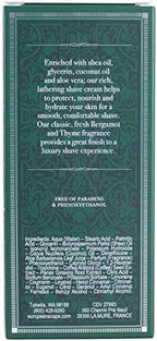 Pre de Provence Bergamot & Thyme Men's Fragrance Collection, Shave Cream, 75 ML