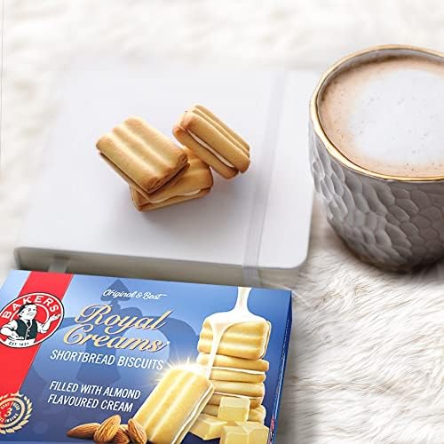 Bakers Royal Creams Shortbread Biscuits 280g…