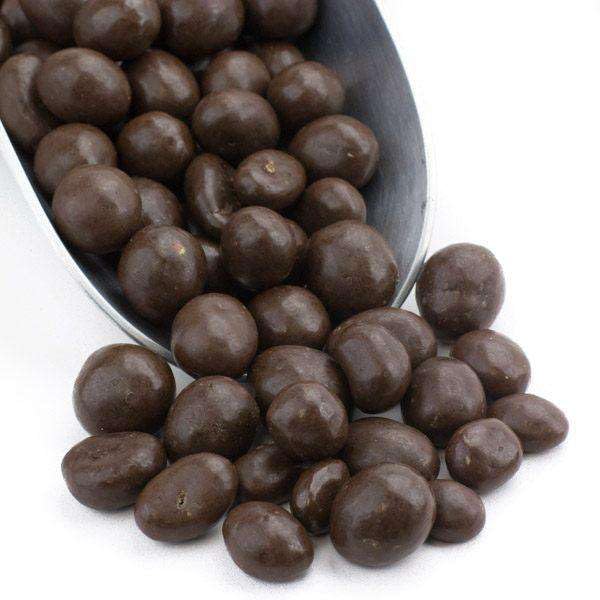 Carob Coated Peanuts - Sweet Carob Shell Crunchy Peanut Center - Chocolate Alternative Snack - Vegan (5 LB)